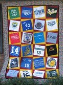 Ben's T-shirt quilt