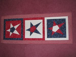 Caveman Stars Table Runner