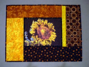 Sunflower Breast Cancer Auction Quilt