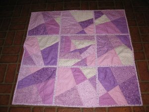 Lavendar Crazy Quilt