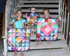 Grandchildren's first Quilts