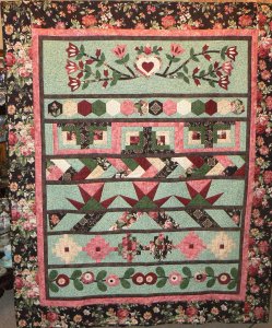 Row-by-Row Sampler Quilt