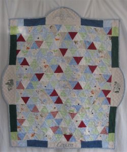 Memory Quilt for baby Logan Lee