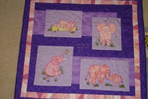 Baby quilt for Emily