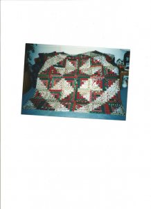 Log Cabin Star quilt