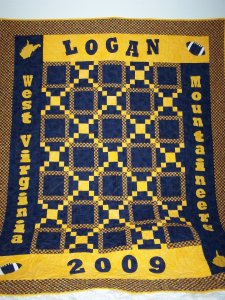 Logan's Graduation Quilt