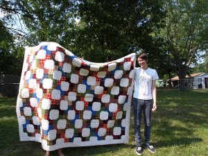 Kenneth Michael's Graduation quilt