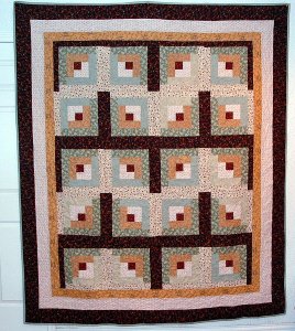 Dad's Log Cabin Quilt