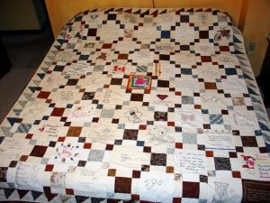 Theresa's signature quilt