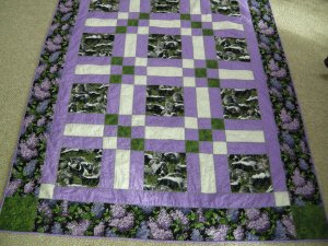 Skunk Quilt for Ginny