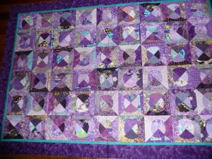 Purple Scraps Quilt