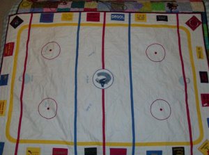 Linden's Hockey quilt