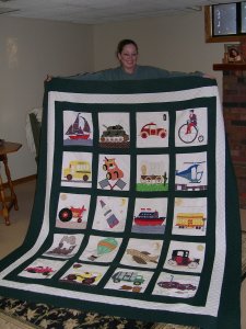 Transportation Quilt