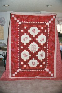 Aunt Catherine's 90th Birthday Quilt