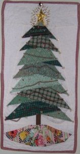 Paper pieced Christmas tree