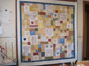 My Poka-Dot Ladies Quilt