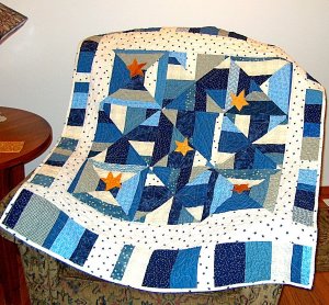 Blue Baby Quilt