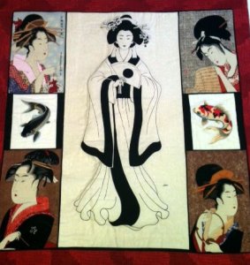 Japanese Ladies & Koi Fish