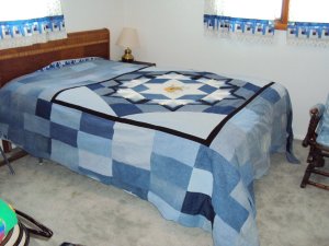 Jean fishing quilt