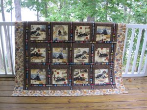 Gerry's Train Quilt