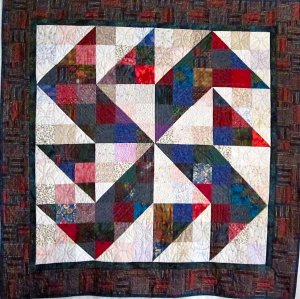 the quilter's husband's quilt