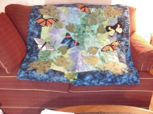 Butterfly quilt for Laura