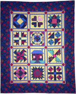 Sampler with Art Square