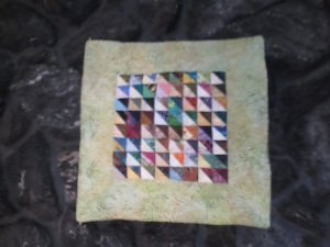 Friendship Triangle Quilt for Sue