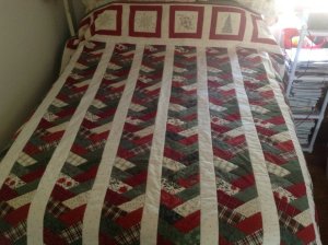 Braided strippy quilt