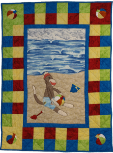 Danik's Sock Monkey at the Beach