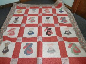 Sun Bonnet Sue Album Quilt