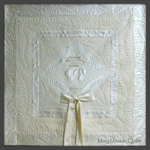 Wedding Dress Quilt Shelly