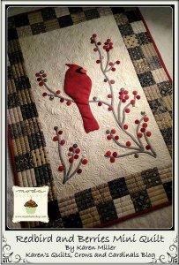 Rebird and Berries Mini Quilt