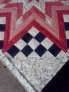 close up of quilting (before binding)